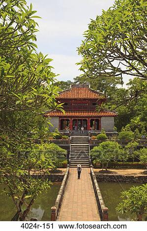 Bridge leading towards a monument, Minh Mang Tomb, Hue, Vietnam View Large Photo Image Stock Image - Bridge leading towards a monument, Minh Mang Tomb, Hue, Vietnam. Fotosearch