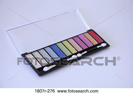 Close-up of an eyeshadow box View Large Photo Image Stock Photograph - Close-up of an eyeshadow box. Fotosearch