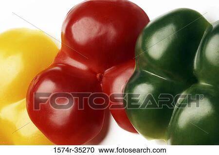 Close-up of bell peppers View Large Photo Image Stock Image - Close-up of bell peppers. Fotosearch