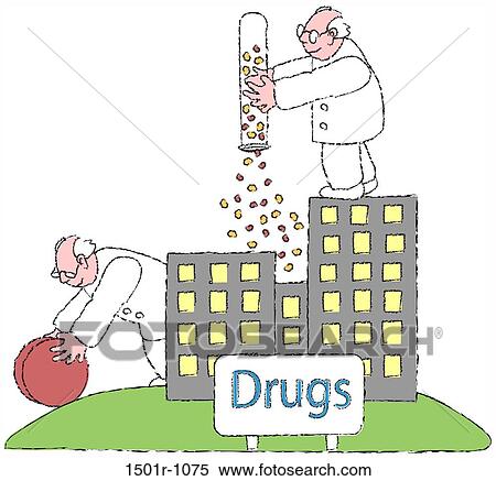 Stock Photography - Drug Company, illustration. Fotosearch