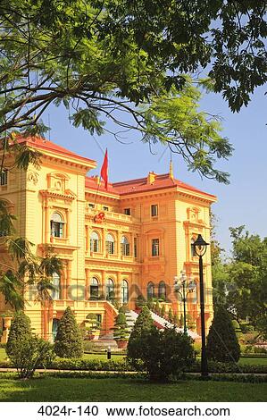 Facade of a government building, Presidential Palace, Hanoi, Vietnam View Large Photo Image Stock Image - Facade of a government building, Presidential Palace, Hanoi, Vietnam. Fotosearch