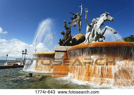 Fountain, Paseo De La Princesa Fountain, Old San Juan, San Juan, Puerto Rico View Large Photo Image Stock Image - Fountain, Paseo De La Princesa Fountain, Old San Juan, San Juan, Puerto Rico. Fotosearch