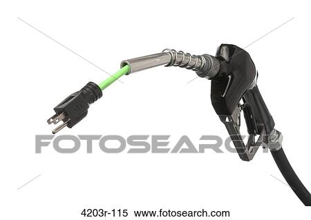 Gas pump nozzle with electric connector on the end cutout View Large Photo Image Stock Photography - Gas pump nozzle with electric connector on the end cutout. Fotosearch