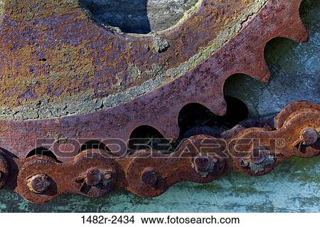 Gear and chain, Hansville, Kitsap County, Washington State, USA View Large Photo Image Picture - Gear and chain, Hansville, Kitsap County, Washington State, USA. Fotosearch