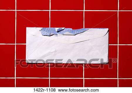 High angle view of a used and opened postage envelope View Large Photo Image Stock Photo - High angle view of a used and opened postage envelope. Fotosearch