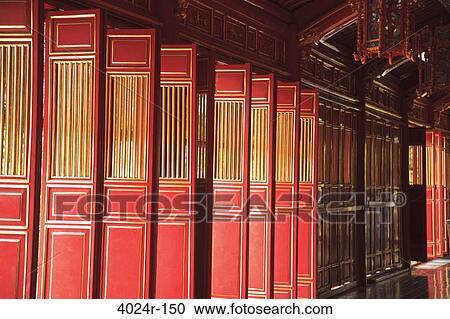 Interiors of a palace, Imperial City, Hue, Vietnam View Large Photo Image Stock Image - Interiors of a palace, Imperial City, Hue, Vietnam. Fotosearch