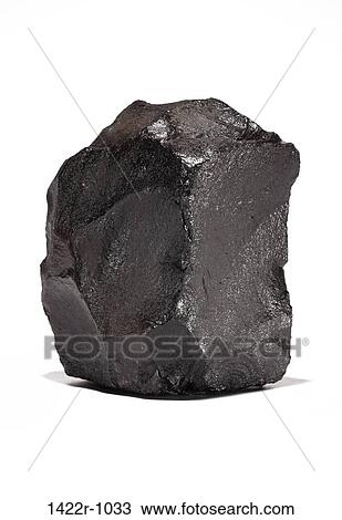 Large chunk of black coal on a white background View Large Photo Image Stock Image - Large chunk of black coal on a white background. Fotosearch