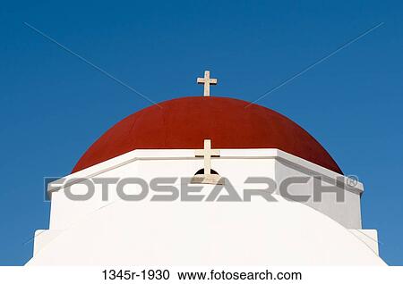 Low angle view of a church, Mykonos Town, Mykonos, Cyclades Islands, Greece View Large Photo Image Stock Image - Low angle view of a church, Mykonos Town, Mykonos, Cyclades Islands, Greece. Fotosearch