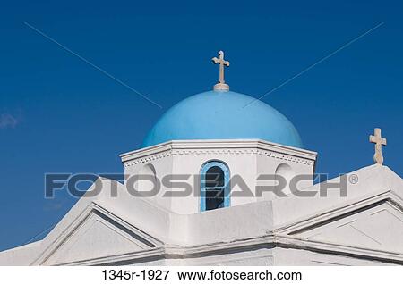 Low angle view of a church, Mykonos Town, Mykonos, Cyclades Islands, Greece View Large Photo Image Stock Photo - Low angle view of a church, Mykonos Town, Mykonos, Cyclades Islands, Greece. Fotosearch