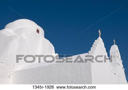Low angle view of a church, Paraportiani Church, Mykonos Town, Mykonos, Cyclades Islands, Greece View Large Photo Image Stock Photograph - Low angle view of a church, Paraportiani Church, Mykonos Town, Mykonos, Cyclades Islands, Greece. Fotosearch
