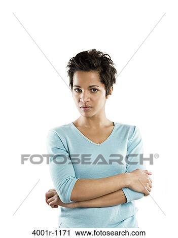 Portrait of a mid adult woman looking serious View Large Photo Image Stock Image - Portrait of a mid adult woman looking serious. Fotosearch
