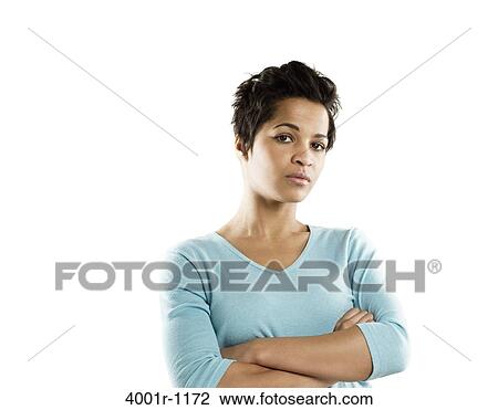 Portrait of a mid adult woman looking serious View Large Photo Image Stock Image - Portrait of a mid adult woman looking serious. Fotosearch
