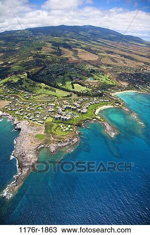 Aerial of Kapalua, Maui, Hawaii View Large Photo Image Stock Image - Aerial of Kapalua, Maui, Hawaii. Fotosearch