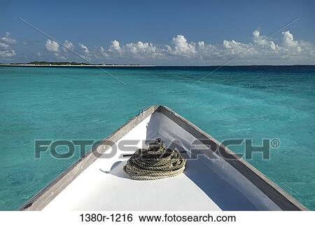 Stock Images Of Boat In The Sea Los Roques National Park Los