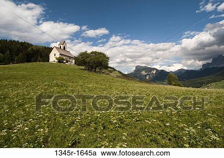 Church on a landscape, St. Jacob Church, Funes Valley, Dolomites, Trentino-Alto-Adige, Italy View Large Photo Image Stock Image - Church on a landscape, St. Jacob Church, Funes Valley, Dolomites, Trentino-Alto-Adige, Italy. Fotosearch