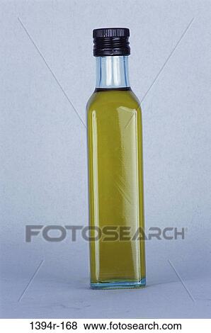 Stock Photo - Close-up of a bottle of oil. Fotosearch
