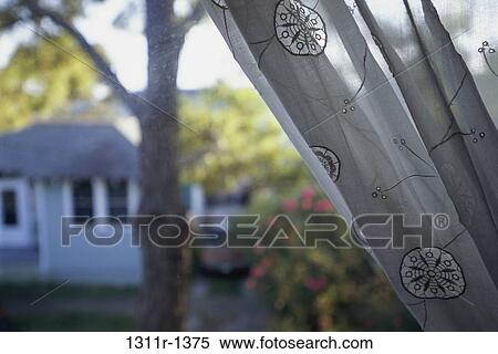 Close-up of a curtain View Large Photo Image Stock Photography - Close-up of a curtain. Fotosearch