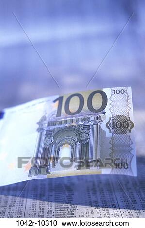 Close-up of a euro banknote View Large Photo Image Stock Image - Close-up of a euro banknote. Fotosearch