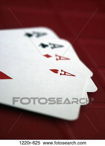 Close-up of a fanned out hand of aces View Large Photo Image Stock Photography - Close-up of a fanned out hand of aces. Fotosearch