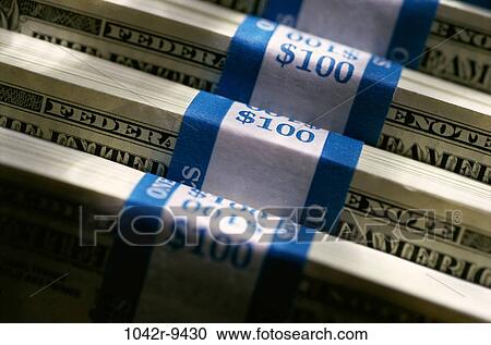 Close-up of a stack of American dollar bills View Large Photo Image Stock Image - Close-up of a stack of American dollar bills. Fotosearch