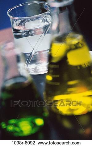 Close-up of flasks and beakers in a laboratory View Large Photo Image Stock Image - Close-up of flasks and beakers in a laboratory. Fotosearch