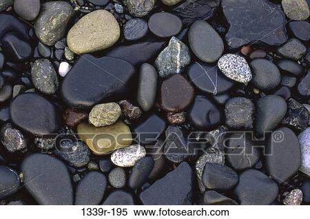 Close-up of rounded pebbles View Large Photo Image Stock Photography - Close-up of rounded pebbles. Fotosearch