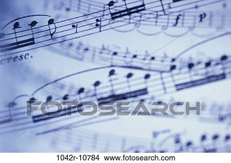 Close-up of sheet music View Large Photo Image Picture - Close-up of sheet music. Fotosearch