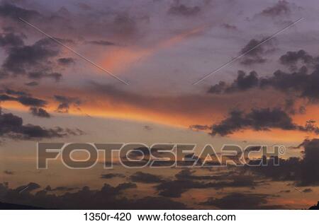 Clouds in the sky during sunset View Large Photo Image Stock Image - Clouds in the sky during sunset. Fotosearch