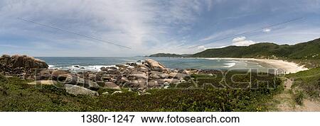 Stock Photo - Coastline, Florianopolis, Santa Catarina, Brazil. Fotosearch