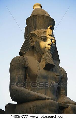 Colossal Seated Statue of Ramses II, Luxor Temple, Luxor, Egypt View Large Photo Image Stock Photo - Colossal Seated Statue of Ramses II, Luxor Temple, Luxor, Egypt. Fotosearch