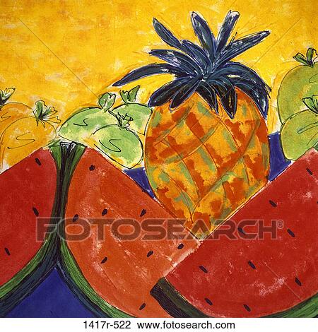 Fruit painting, Mexico View Large Photo Image Stock Image - Fruit painting, Mexico. Fotosearch