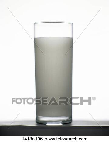 Glass of milk View Large Photo Image Stock Photograph - Glass of milk. Fotosearch