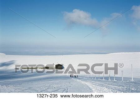 Group of people skiing, Karkonosze Mountains, Czech Republic View Large Photo Image Stock Photography - Group of people skiing, Karkonosze Mountains, Czech Republic. Fotosearch
