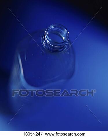 High angle view of an open plastic bottle View Large Photo Image Stock Photo - High angle view of an open plastic bottle. Fotosearch