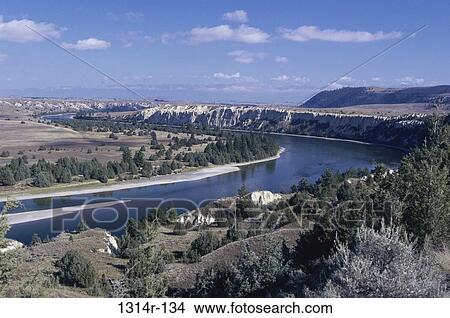 High angle view of Flathead River, Montana, USA View Large Photo Image Picture - High angle view of Flathead River, Montana, USA. Fotosearch