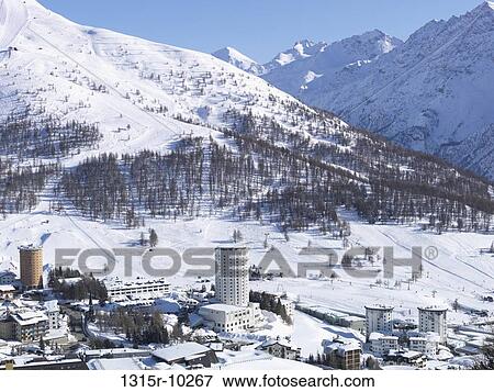 Italy, Piedmont, Sestriere village and ski resort (site of 2006 winter Olympics) View Large Photo Image Stock Photo - Italy, Piedmont, Sestriere village and ski resort (site of 2006 winter Olympics). Fotosearch