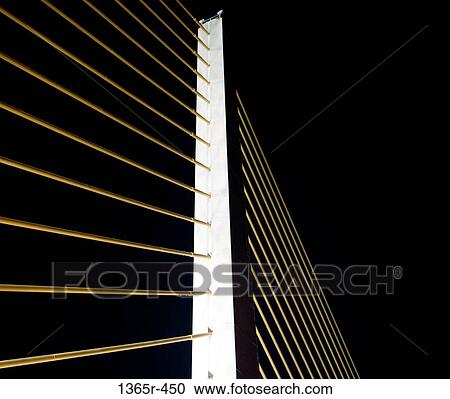 Low angle view of a cable-stayed bridge, Chesapeake & Delaware Canal Bridge, Chesapeake & Delaware Canal, St. Georges, Delaware, USA View Large Photo Image Stock Image - Low angle view of a cable-stayed bridge, Chesapeake & Delaware Canal Bridge, Chesapeake & Delaware Canal, St. Georges, Delaware, USA. Fotosearch