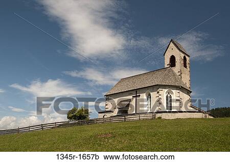 Low angle view of a church on a landscape, St. Jacob Church, Funes Valley, Dolomites, Trentino-Alto-Adige, Italy View Large Photo Image Stock Image - Low angle view of a church on a landscape, St. Jacob Church, Funes Valley, Dolomites, Trentino-Alto-Adige, Italy. Fotosearch