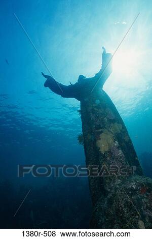 Low angle view of a statue, John Pennekamp Coral Reef State Park, Florida, USA View Large Photo Image Stock Photo - Low angle view of a statue, John Pennekamp Coral Reef State Park, Florida, USA. Fotosearch