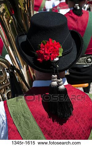 Musical band performing in a parade, Santa Maddalena, Funes Valley, Dolomites, Trentino-Alto-Adige, Italy View Large Photo Image Stock Photography - Musical band performing in a parade, Santa Maddalena, Funes Valley, Dolomites, Trentino-Alto-Adige, Italy. Fotosearch
