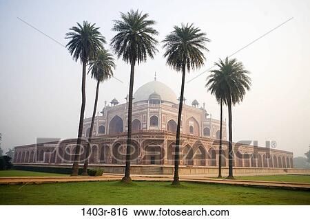 New Delhi, India's Humayun's Tomb, a 16th century example of Mughal architecture and an UNESCO World Heritage Site View Large Photo Image Stock Photograph - New Delhi, India's Humayun's Tomb, a 16th century example of Mughal architecture and an UNESCO World Heritage Site. Fotosearch