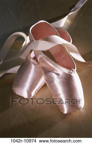 Pair of ballet slippers View Large Photo Image Picture - Pair of ballet slippers. Fotosearch