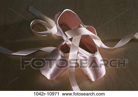 Pair of ballet slippers View Large Photo Image Stock Image - Pair of ballet slippers. Fotosearch