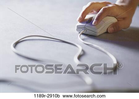 Person operating a computer mouse View Large Photo Image Stock Image - Person operating a computer mouse. Fotosearch
