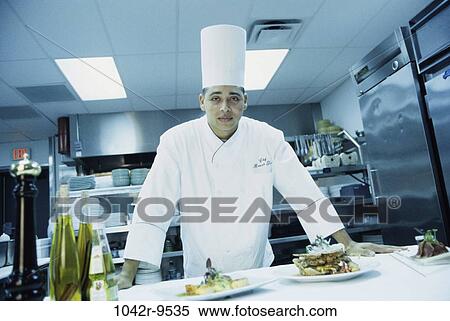 Portrait of a chef View Large Photo Image Stock Photography - Portrait of a chef. Fotosearch