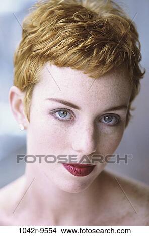 Picture - Portrait of a young woman. Fotosearch