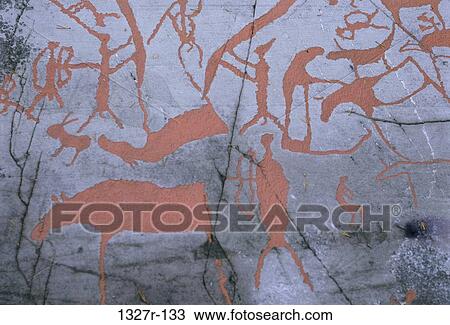 Prehistoric drawings, Petroglyphs, Norway View Large Photo Image Stock Image - Prehistoric drawings, Petroglyphs, Norway. Fotosearch