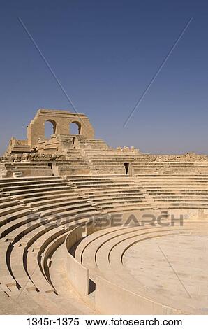Ruins of an amphitheater, Sabratha, Tripolitania, Libya View Large Photo Image Stock Photography - Ruins of an amphitheater, Sabratha, Tripolitania, Libya. Fotosearch