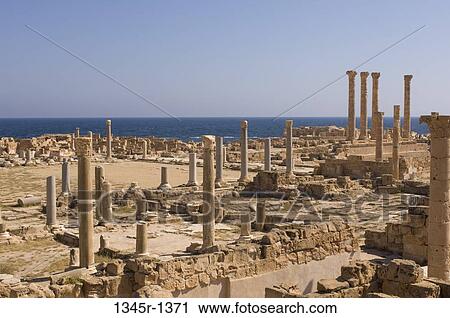 Ruins of buildings in an ancient Roman city, Sabratha, Tripolitania, Libya View Large Photo Image Stock Image - Ruins of buildings in an ancient Roman city, Sabratha, Tripolitania, Libya. Fotosearch