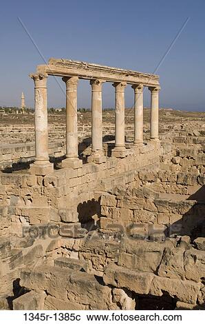Ruins of buildings in an ancient Roman city, Sabratha, Tripolitania, Libya View Large Photo Image Stock Image - Ruins of buildings in an ancient Roman city, Sabratha, Tripolitania, Libya. Fotosearch